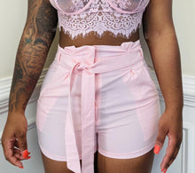 Load image into Gallery viewer, Everything Lace Sheer Crop Bralette - Baby Pink