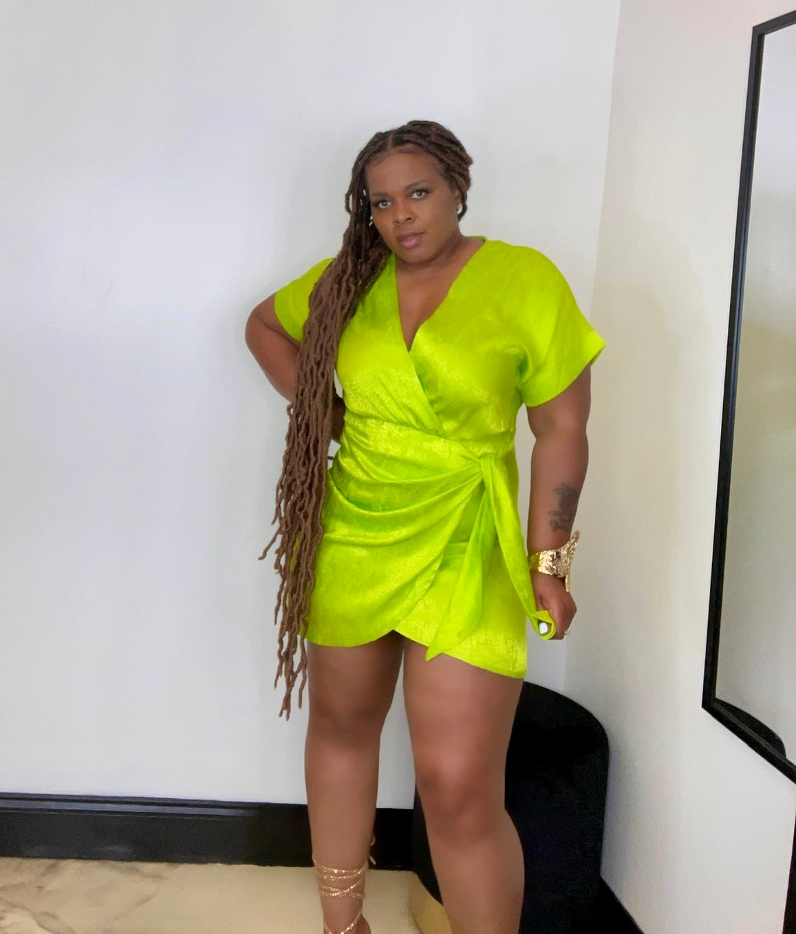 green emerald velvet dress Clara Dress