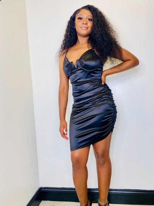 Victoria Satin Dress